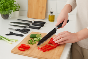 cuchillos de acero inoxidable x6